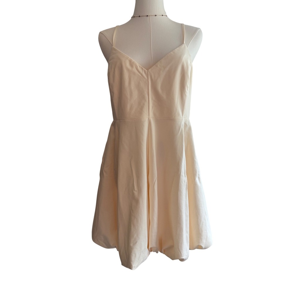Rebecca Taylor Spaghetti Strap Dress Sleeveless Mini‎ Dress with Pockets Party
